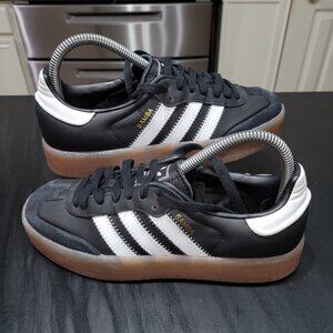 Adidas Samba Sambae Women's JI1350 Black White Gum Casual Shoes Sneakers Size 6